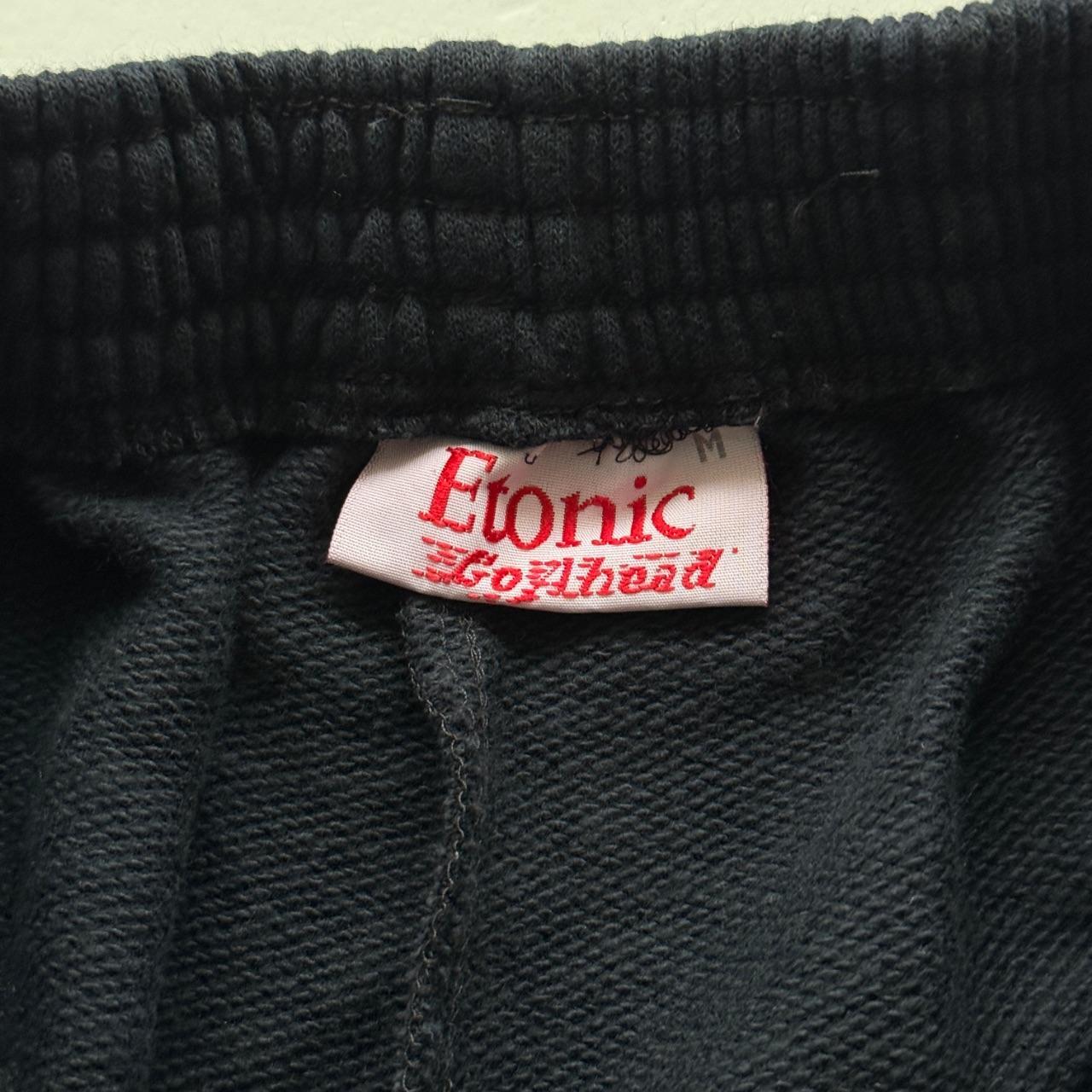 Black Etonic 90’s Vintage Tracksuit Jogging Bottoms - Small
