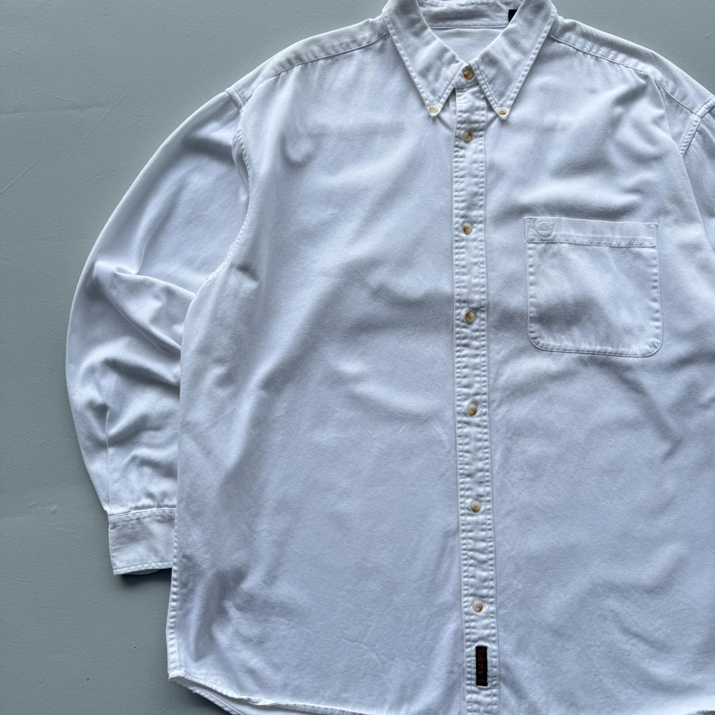 White Timberland 90s Vintage Shirt - XL