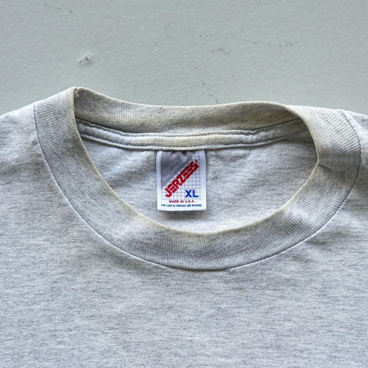 Grey Novelty Cartoon German Airforce Vintage T-shirt - XL