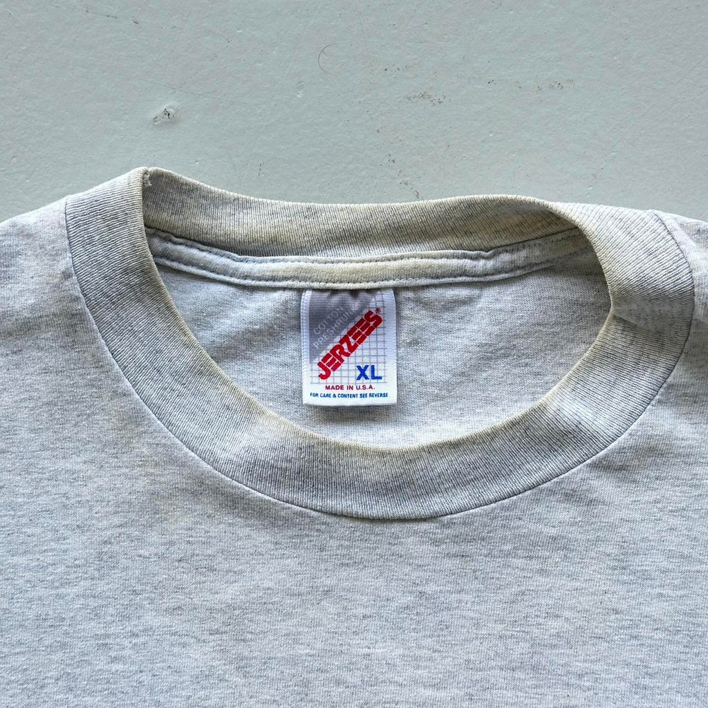 Grey Novelty Cartoon German Airforce Vintage T-shirt - XL