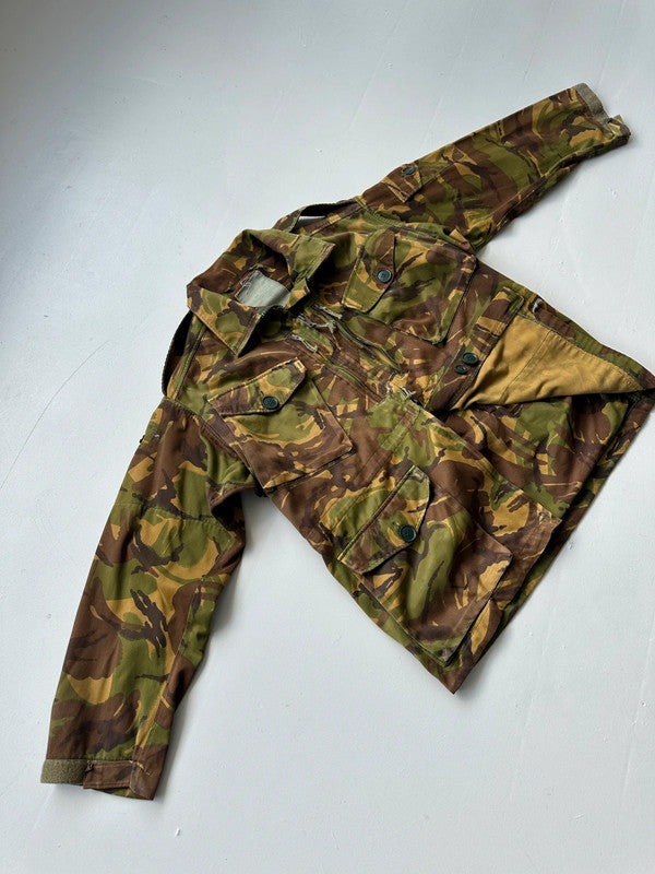 British Army Pattern Camouflaged Combat Field Jacket Smock - Large