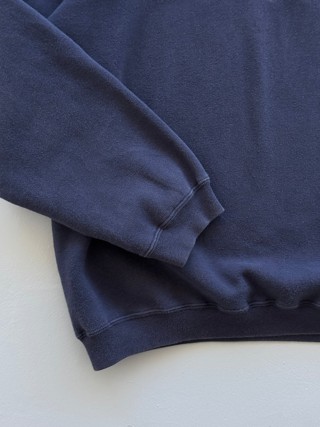 Navy Blue Chevignon 90's Vintage Graphic Sweatshirt Jumper - Medium