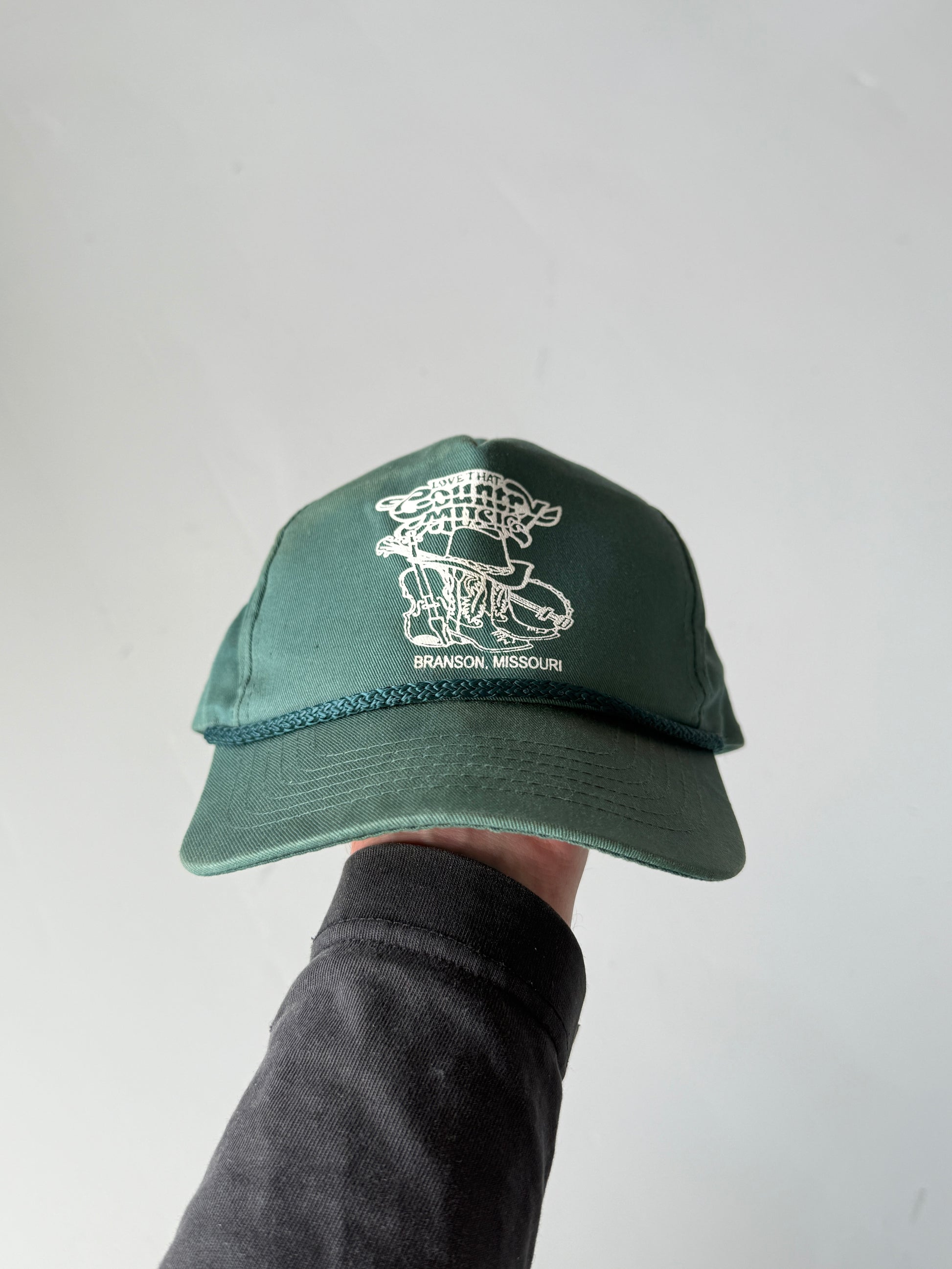 Green Country Music Vintage Cotton SnapBack Trucker Cap