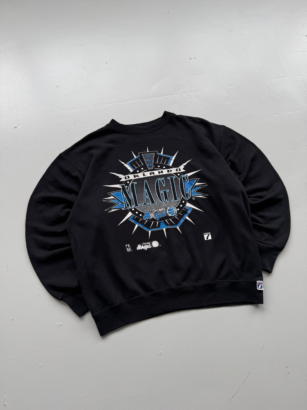Logo 7 Orlando Magic NBA 90's Vintage Sweatshirt - Large