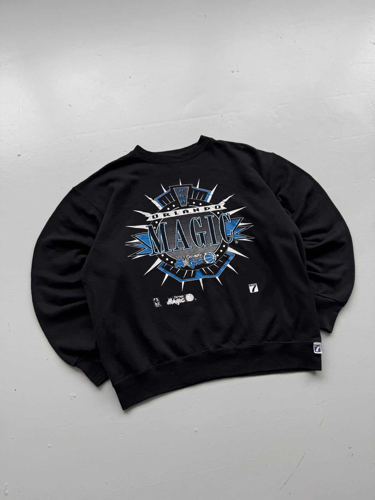 Logo 7 Orlando Magic NBA 90's Vintage Sweatshirt - Large