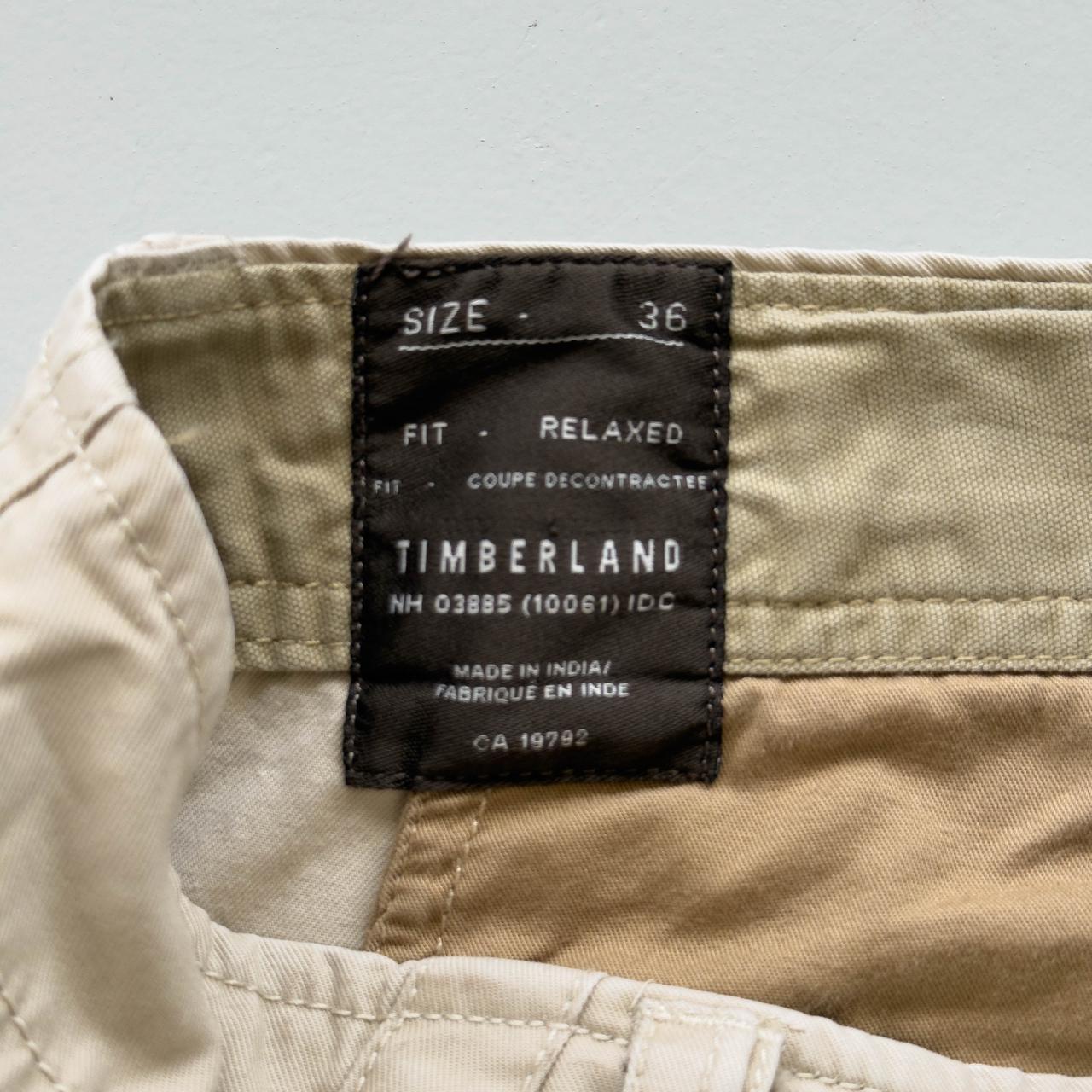 Cream Timberland Cotton 00's Vintage Cargo's - 36” x 29”