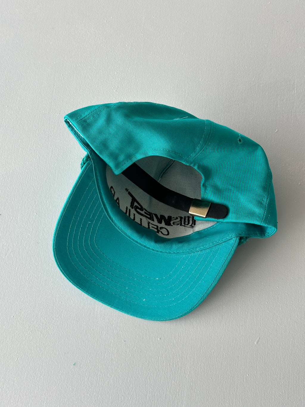 Teal US West Cellular 90's Vintage SnapBack Trucker Cap