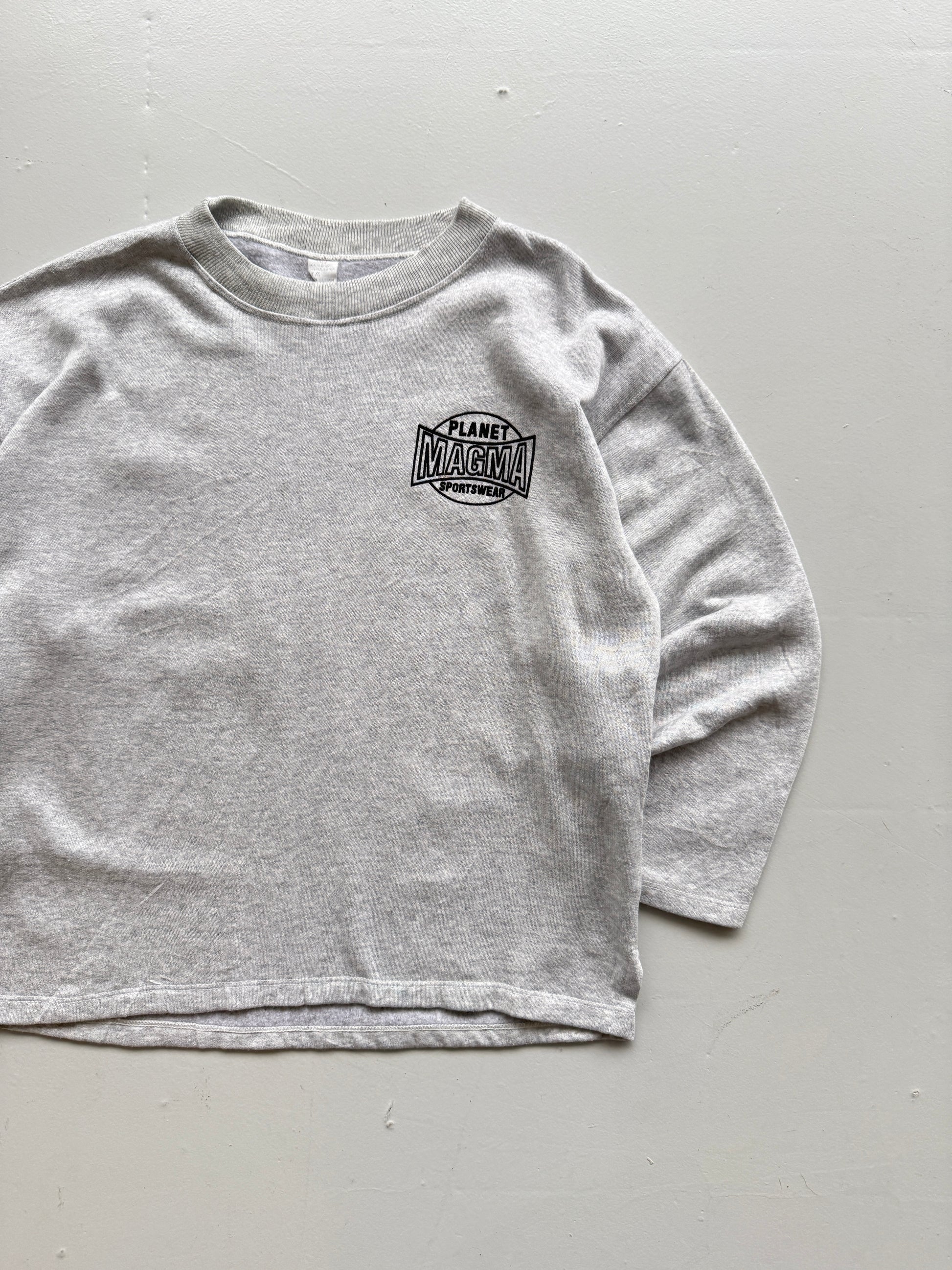 Grey Planet Magma 90's Vintage Graphic Sweatshirt Jumper - Small