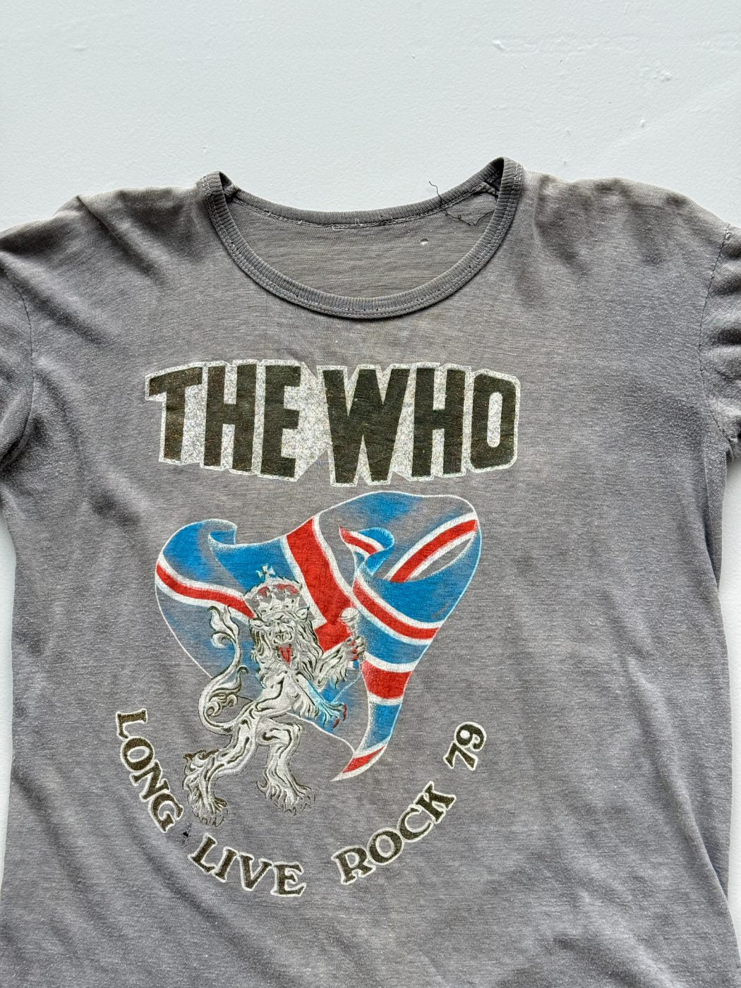 The Who Long Live Rock Rare '79 Madison Square Garden Vintage Tour T-Shirt - Sma
