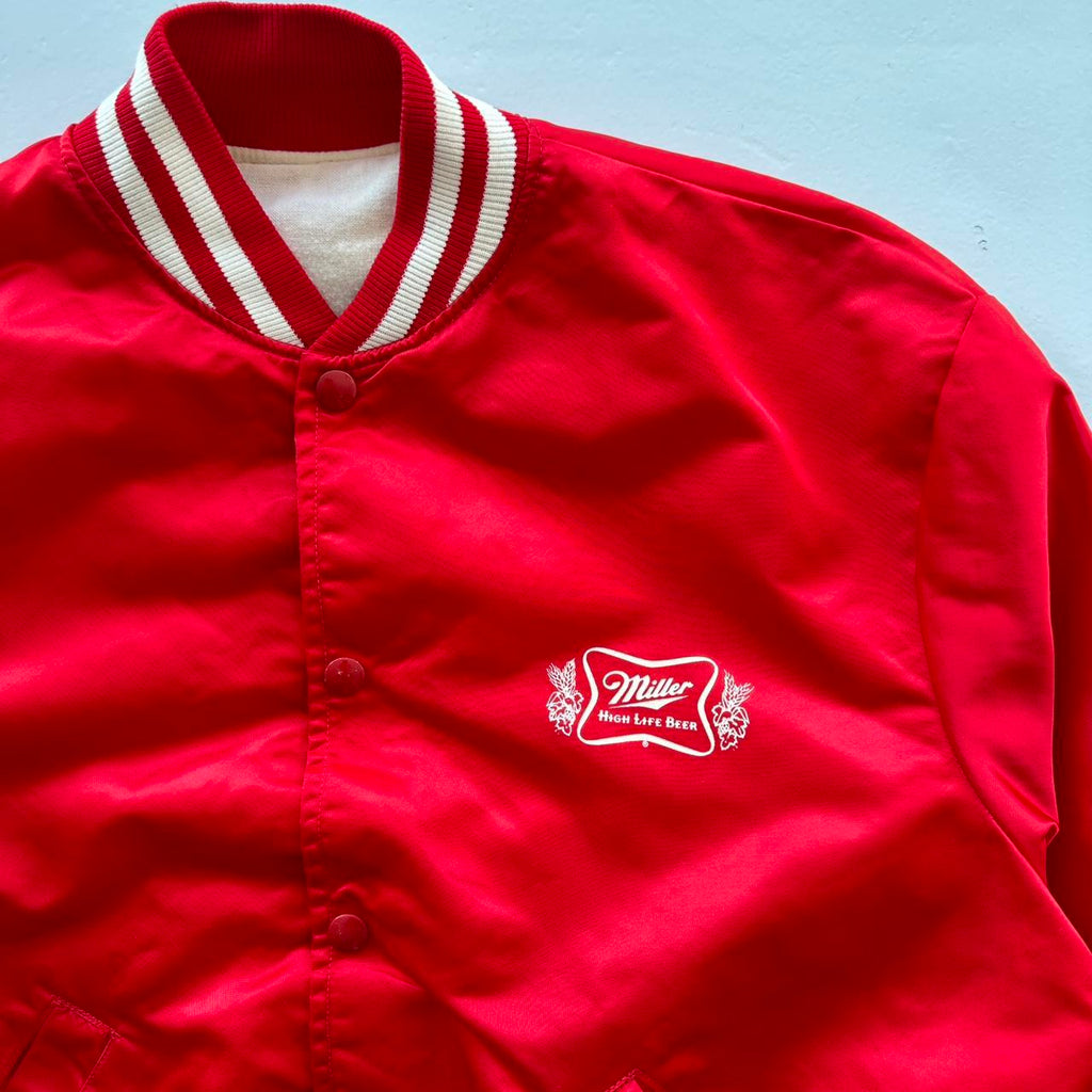 Miller Lite Beer 80’s Red Vintage Varisty Jacket - Small