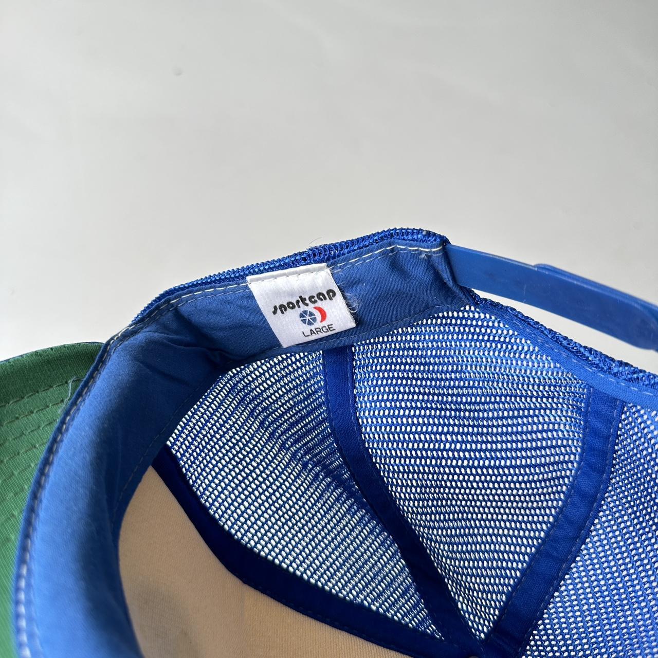 Blue / White Aquaglass Mesh and Foam Trucker SnapBack Cap