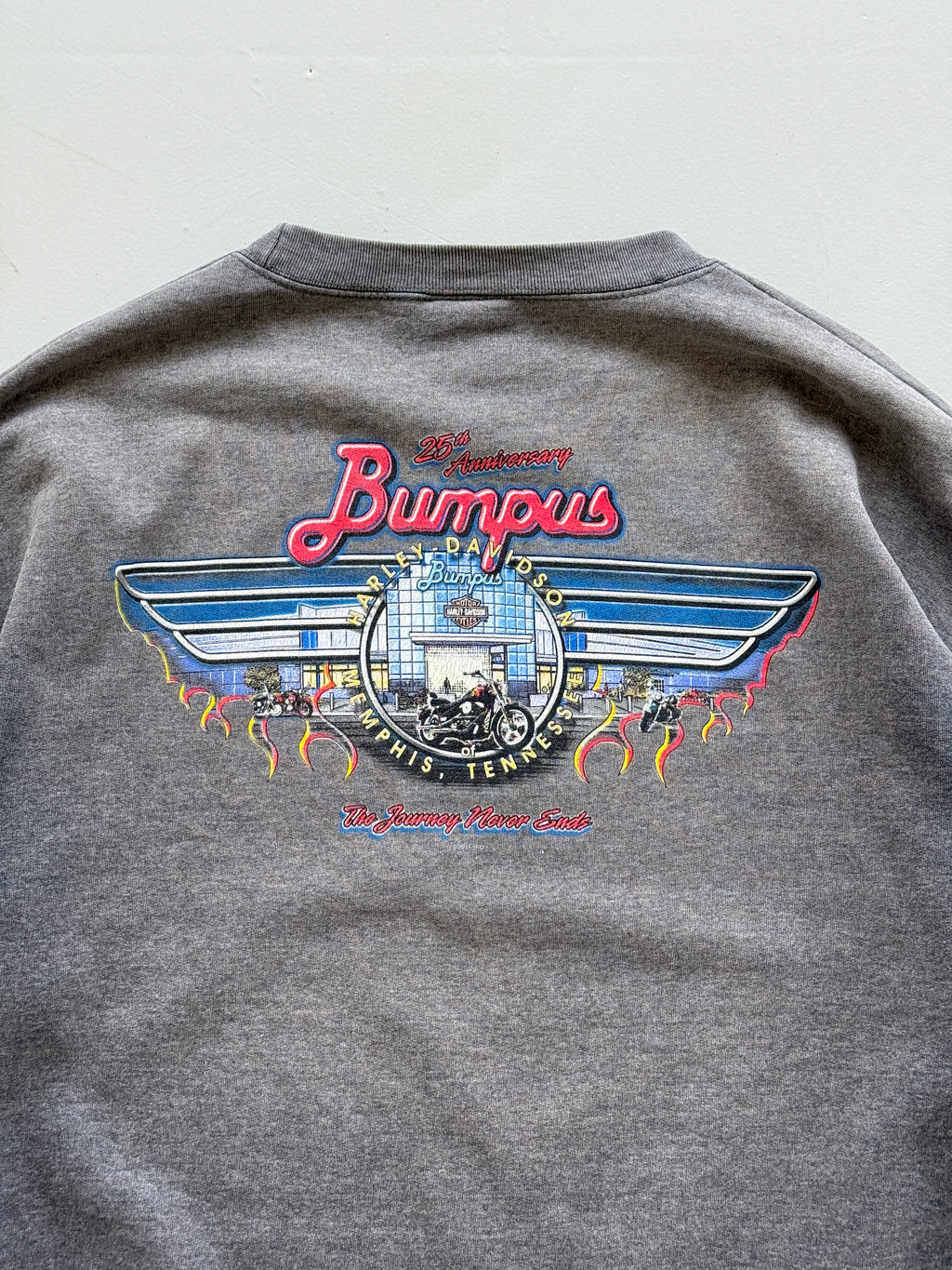 Harley Davidson Bumpus Memphis Vintage Sweatshirt - Large