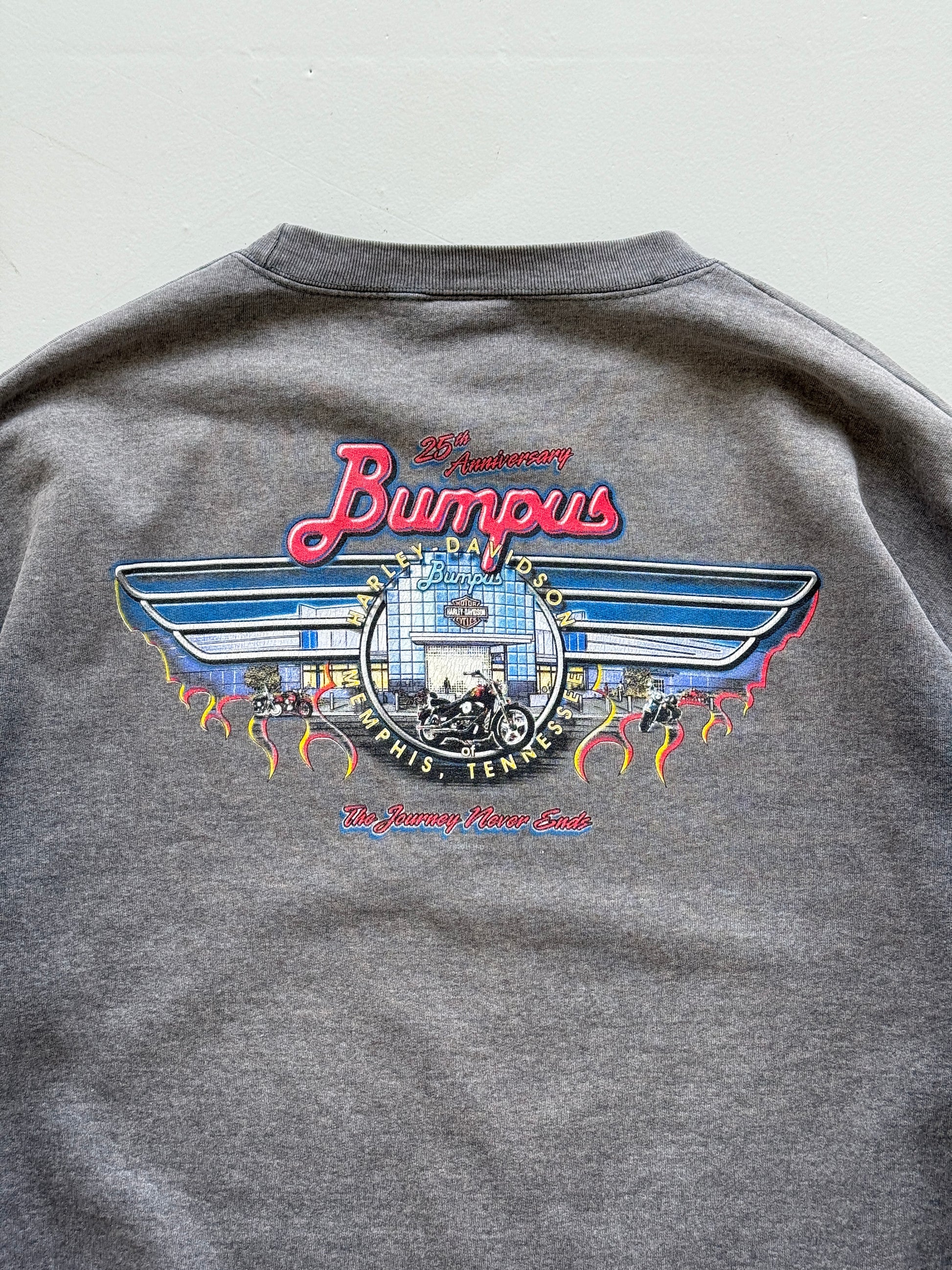 Harley Davidson Bumpus Memphis Vintage Sweatshirt - Large