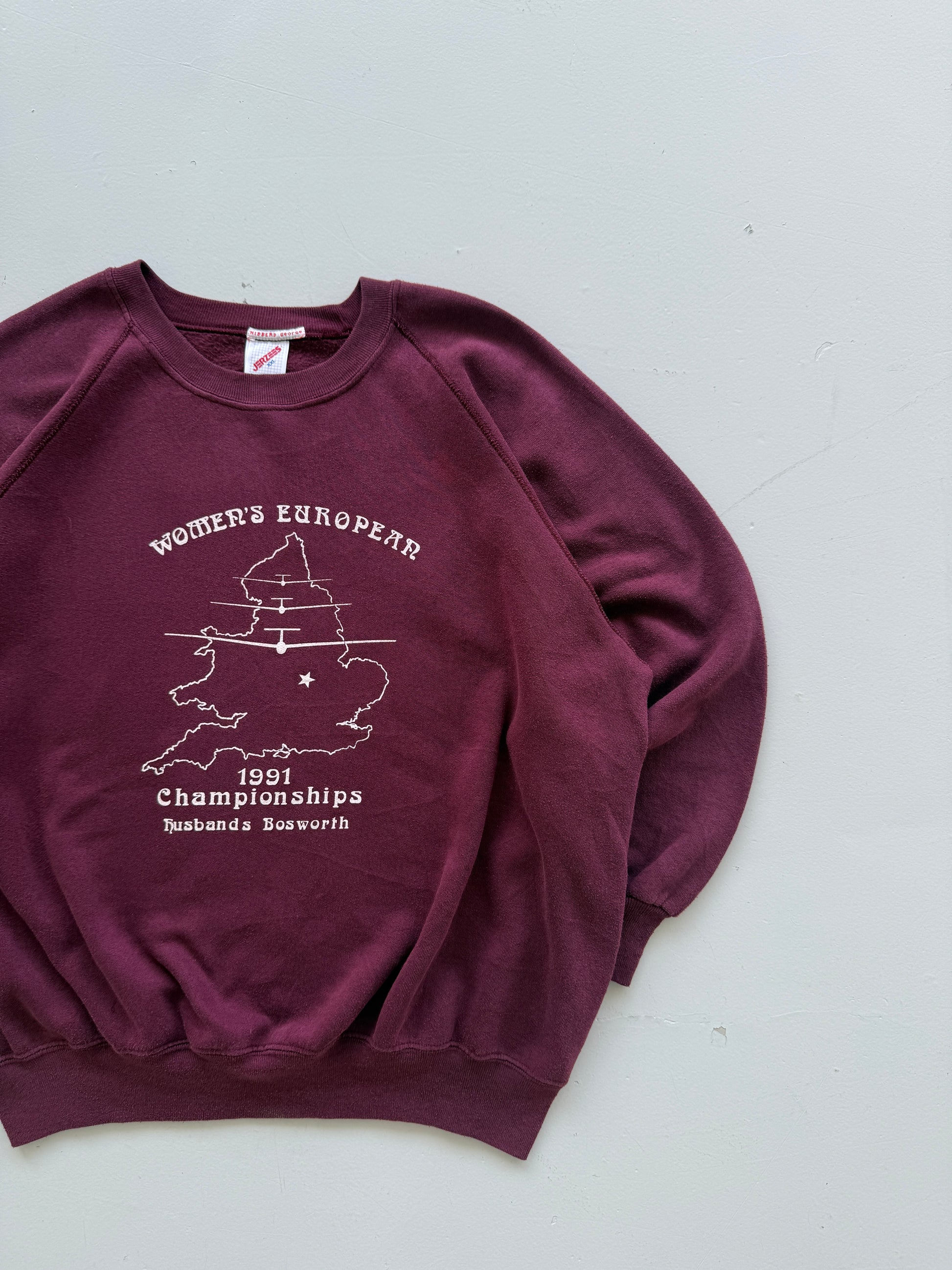 Women's European Gliding Championships 1991 Vintage Sweatshirt - XL