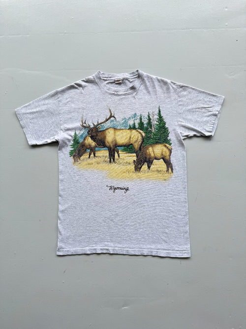 Habitat Wyoming Elk Single Stitch 90's Vintage T-Shirt - Medium