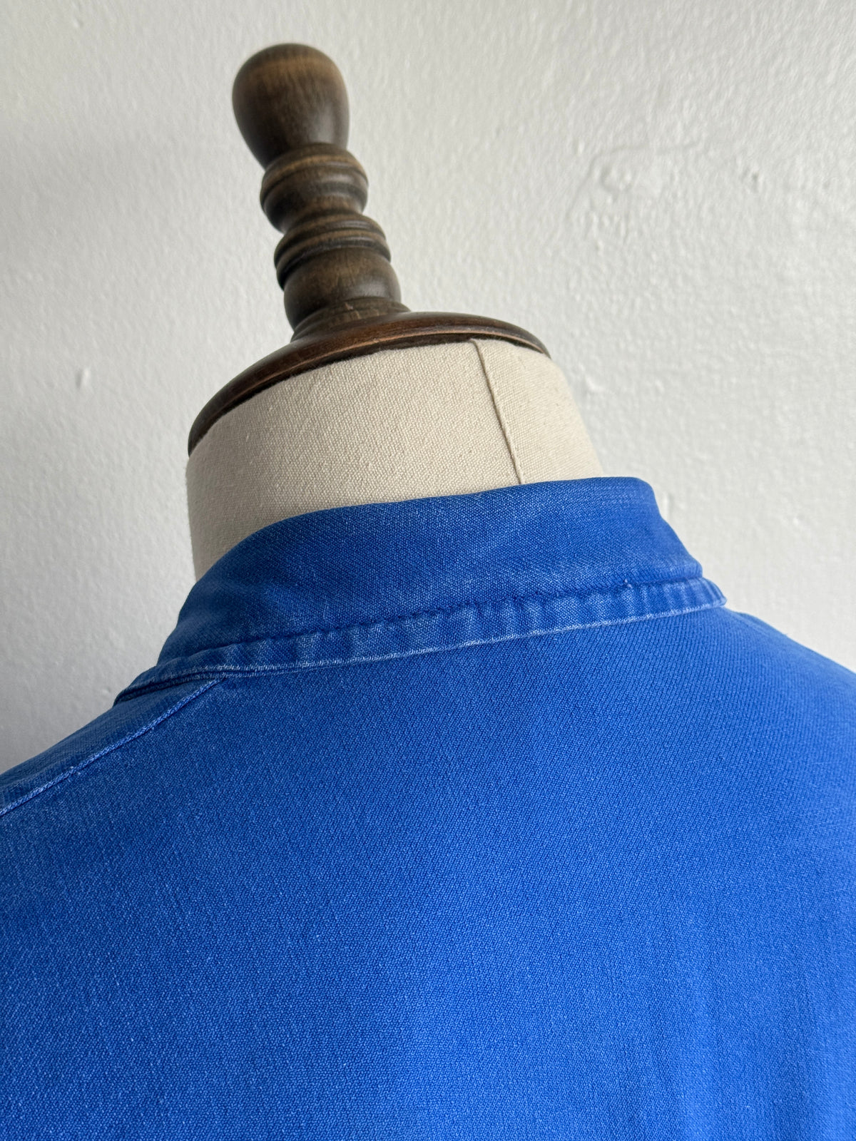 Thrashed Blue Beugnet 60's Vintage Workwear Chore Jacket CH556 - Medium