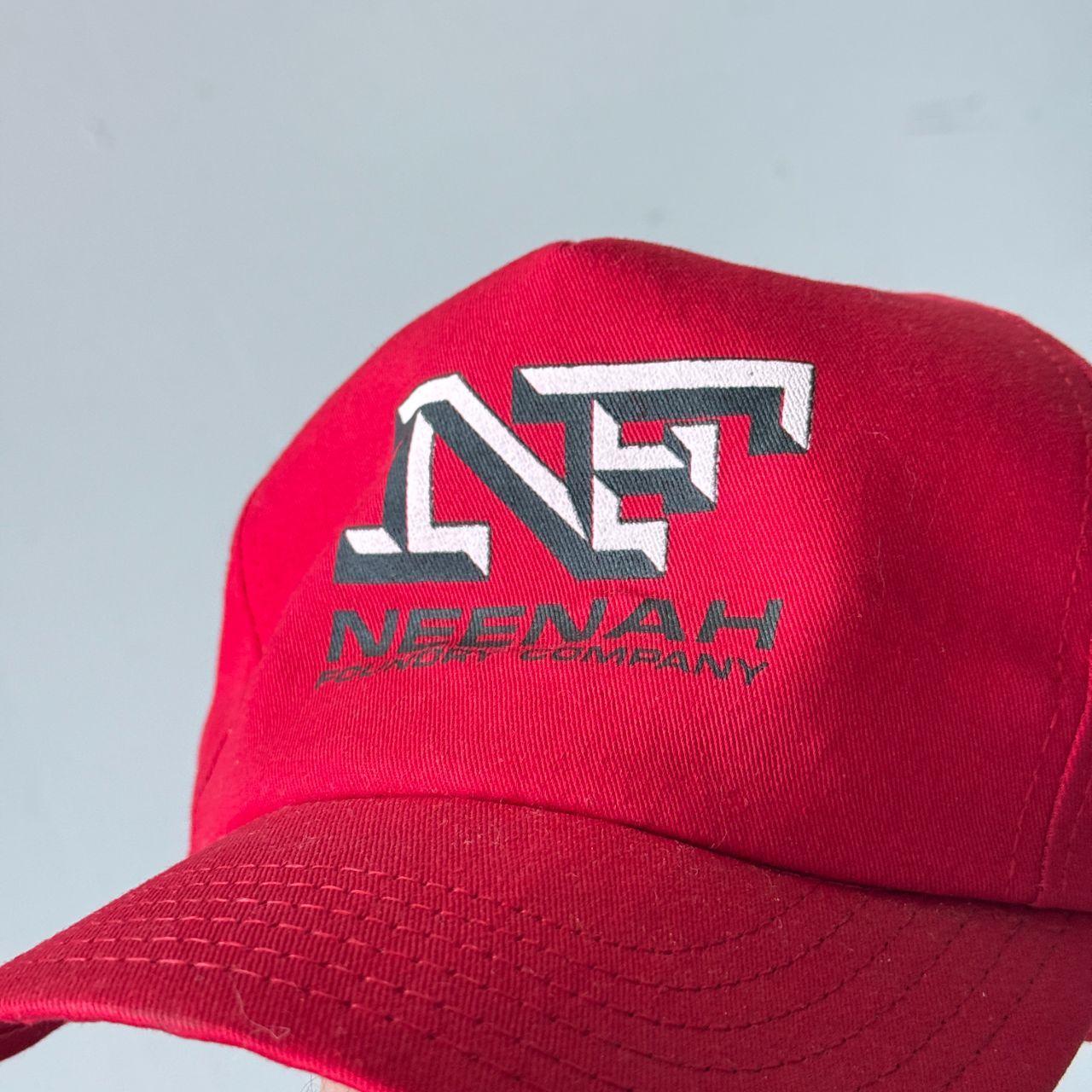 Red Neenah Foundry Vintage SnapBack Trucker Cap