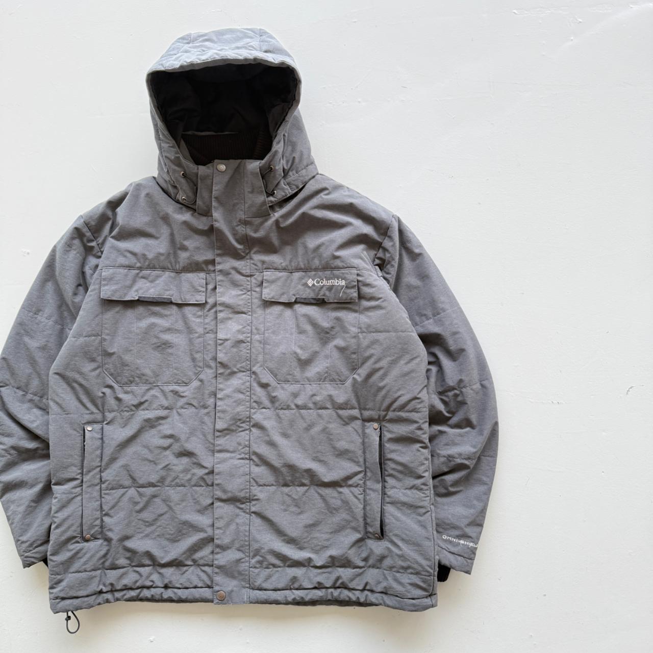 Grey Columbia Modern Heavy Duty Puffer Jacket - XL