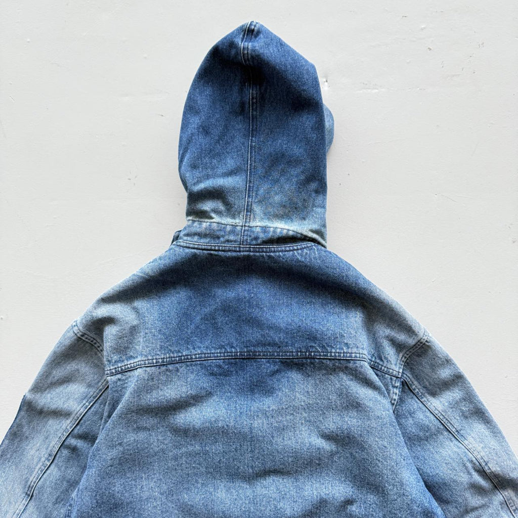 Rare Valentino 90’s Vintage Denim Duffel Coat - Large