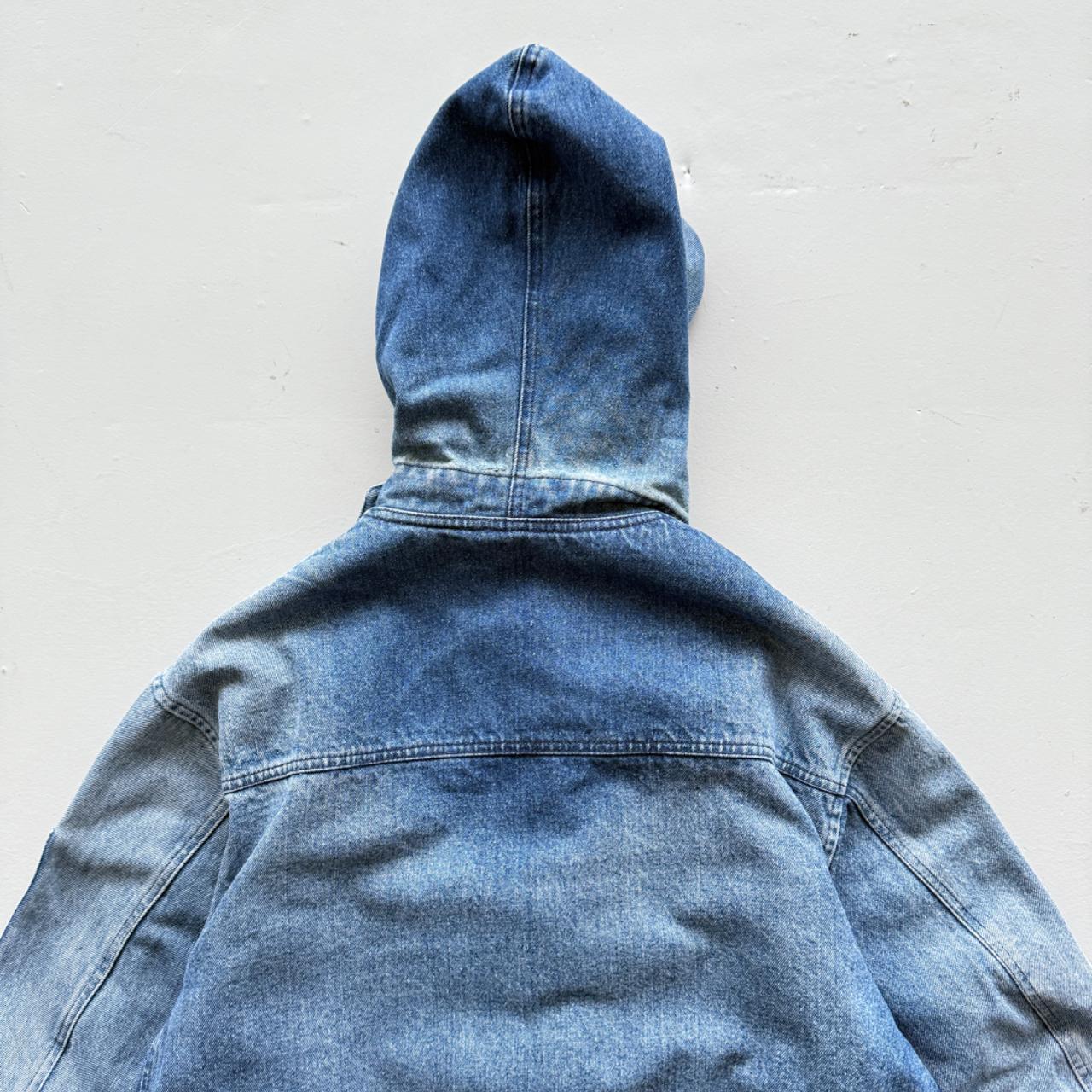 Rare Valentino 90’s Vintage Denim Duffel Coat - Large