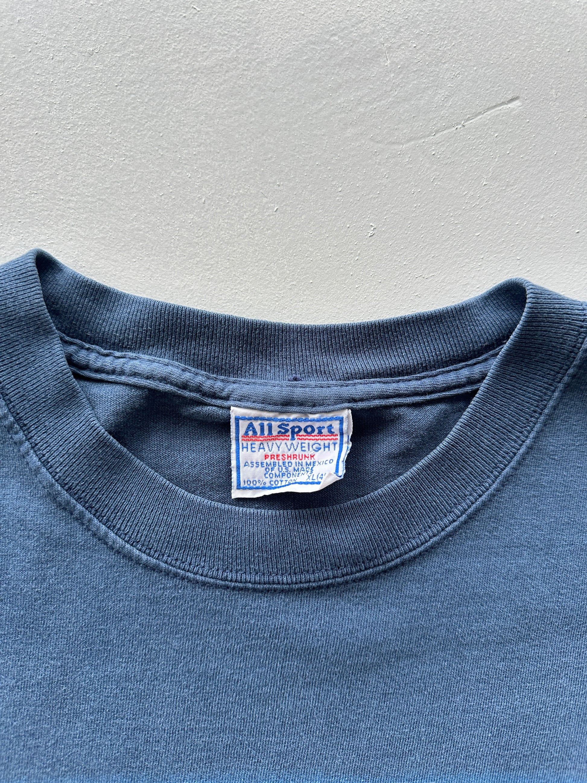 Navy Kurt Cobain Nirvana 2000 AllSport Vintage T-shirt - XL