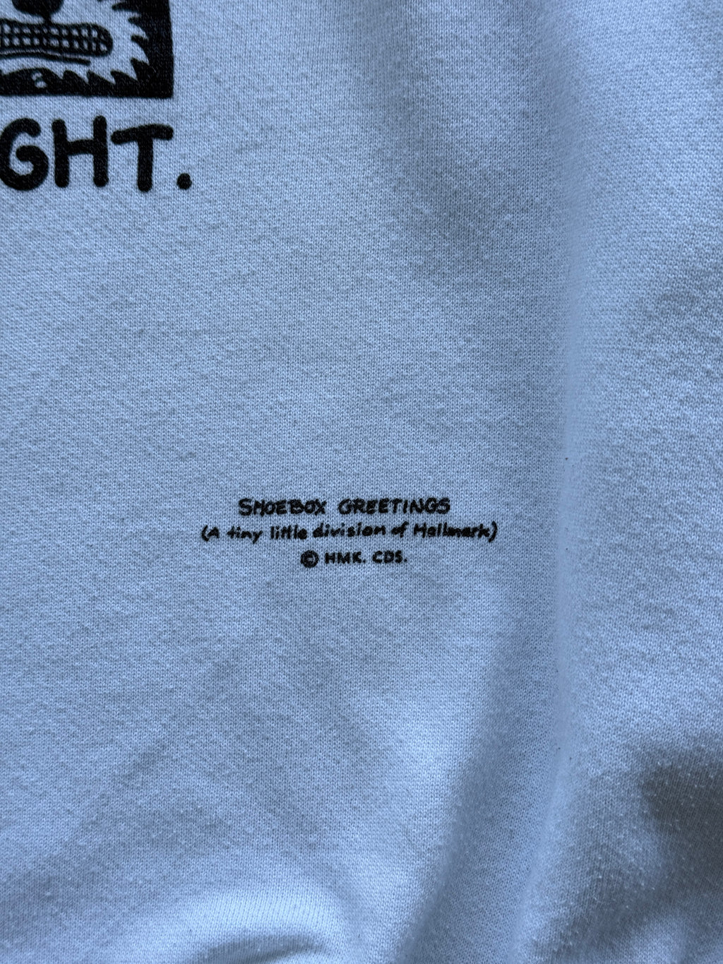 White 00's Vintage Funny Slogan Graphic Sweatshirt Jumper - Large