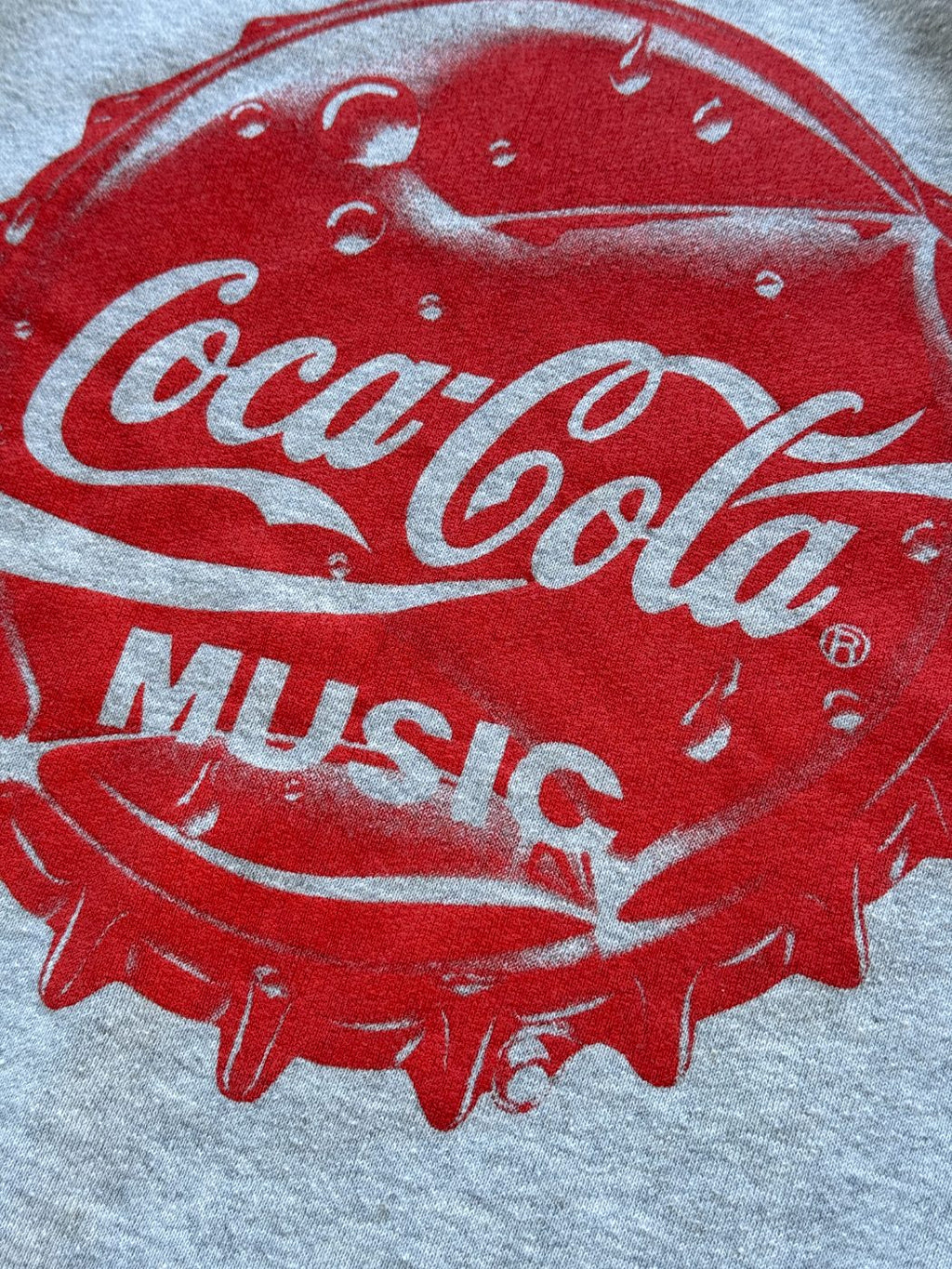 Coca-Cola Music 90's Vintage Sweatshirt - Large