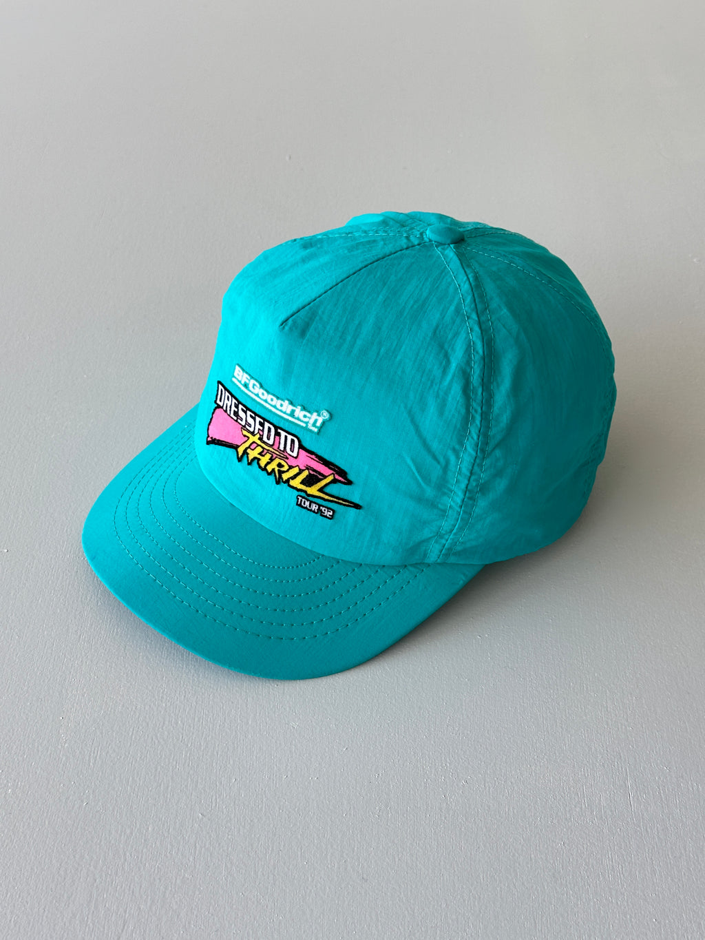 Teal BFGoodrich Dressed To Thrill Tour '92 Vintage SnapBack Trucker Cap