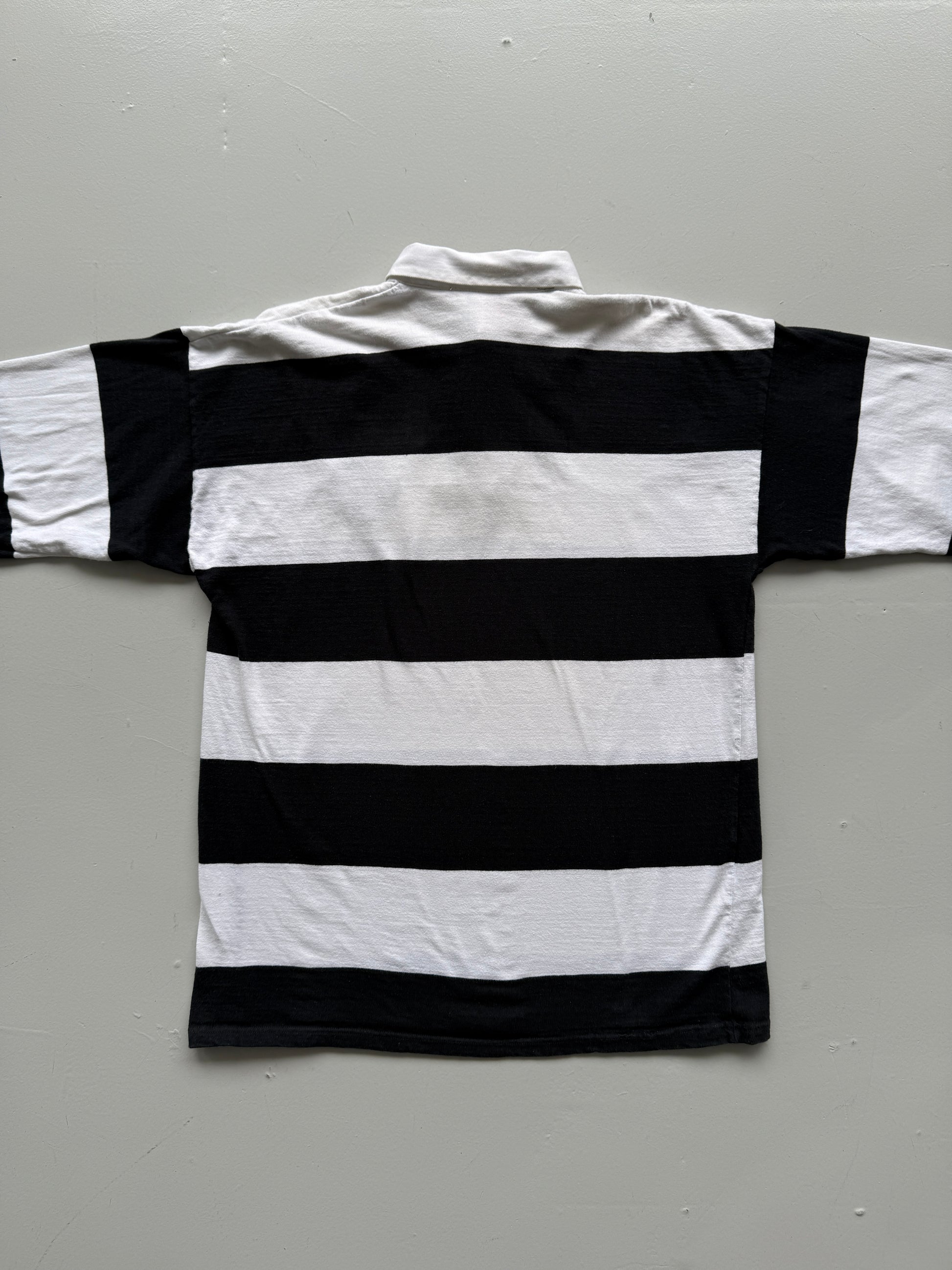 White Barbarians 1996 90's Vintage Rugby Jersey Polo Shirt - Large