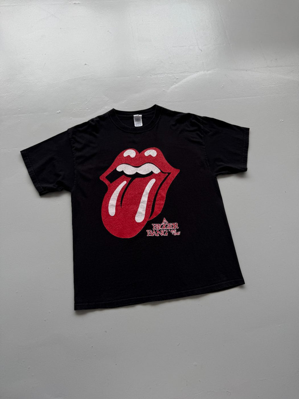 The Rolling Stones A Bigger Bang World Tour 2005/06 Vintage Graphic T-Shirt - XL