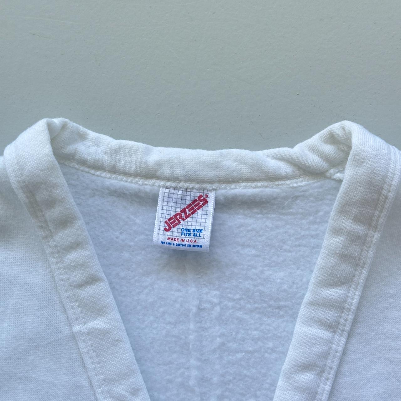White Kendrick Elementary Cotton 80s Cardigan - Medium