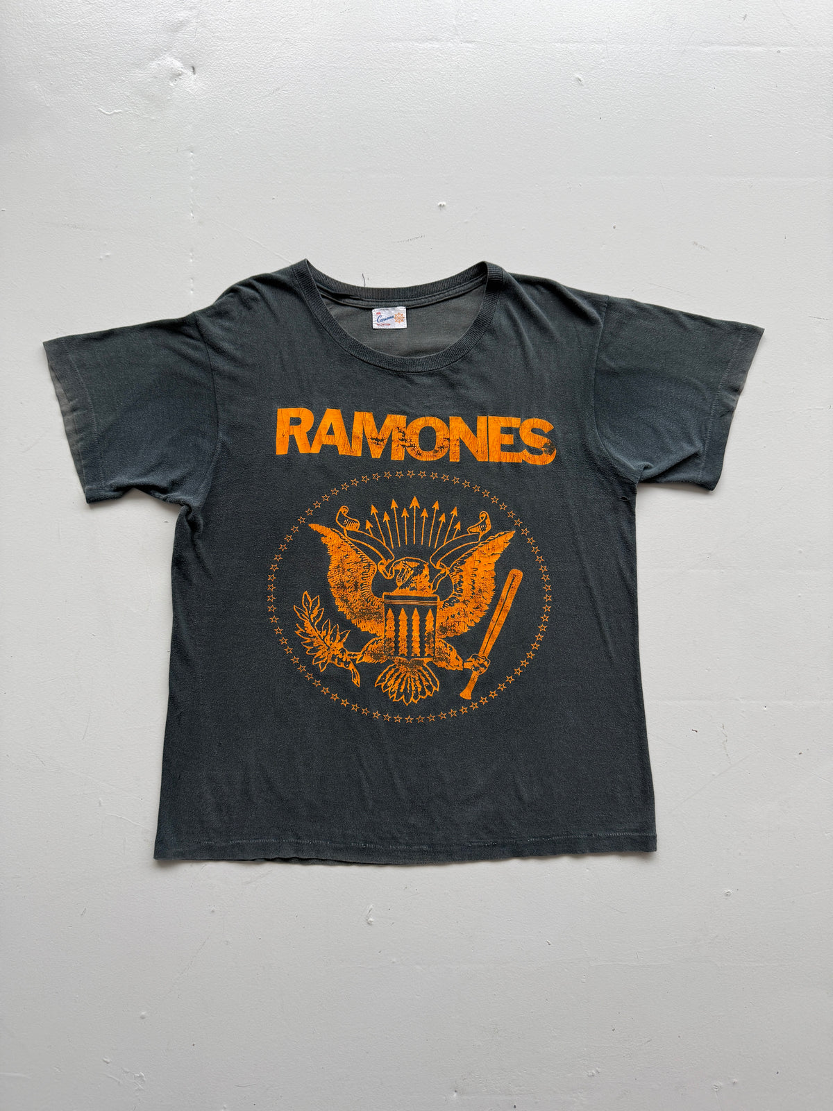 Black Ramones European Tour 80's Vintage Graphic T-Shirt