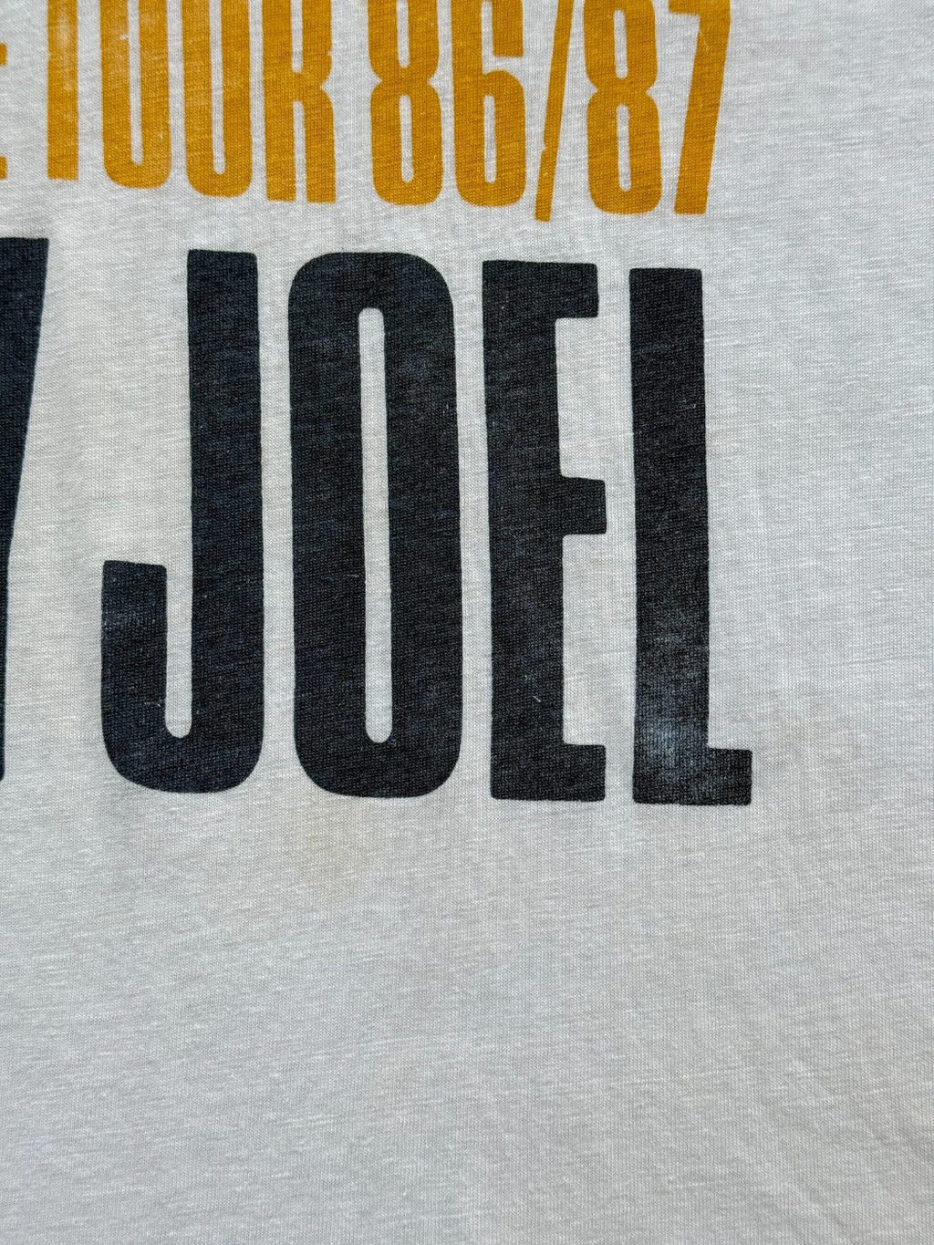 Billy Joel The Bridge Tour 86/87 80's Vintage Band T-Shirt - Large