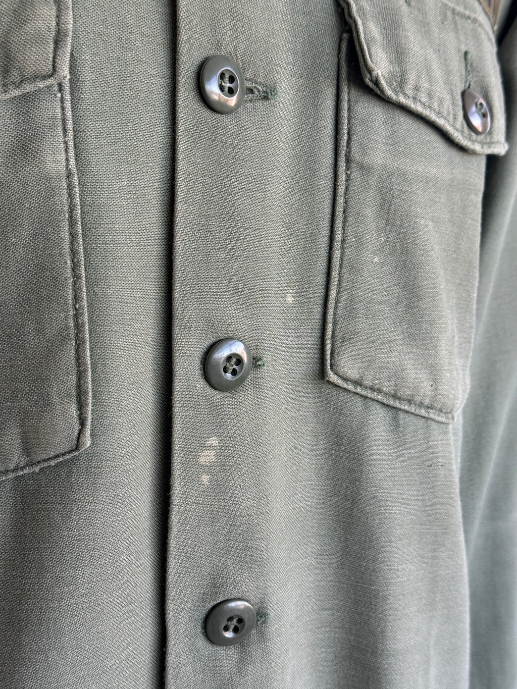 U.S. Army Gamboa Vintage 1960's Military Utility Shirt - Small