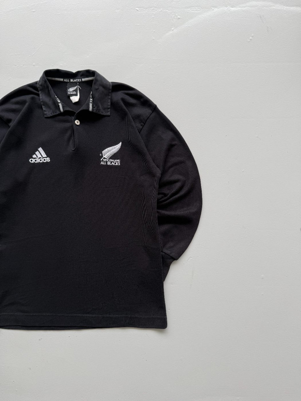 Adidas New Zealand All Blacks 2000's Vintage Rugby Polo - Women's Small