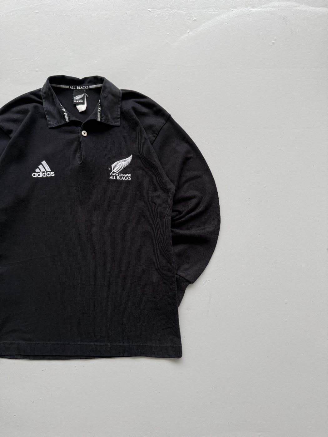 Adidas New Zealand All Blacks 2000's Vintage Rugby Polo - Women's Small