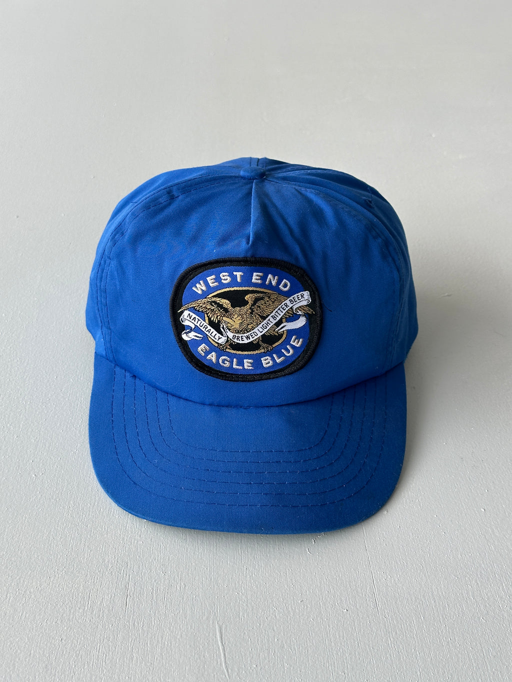 Blue West End Eagle Blue Beer 90's Vintage SnapBack Trucker Cap