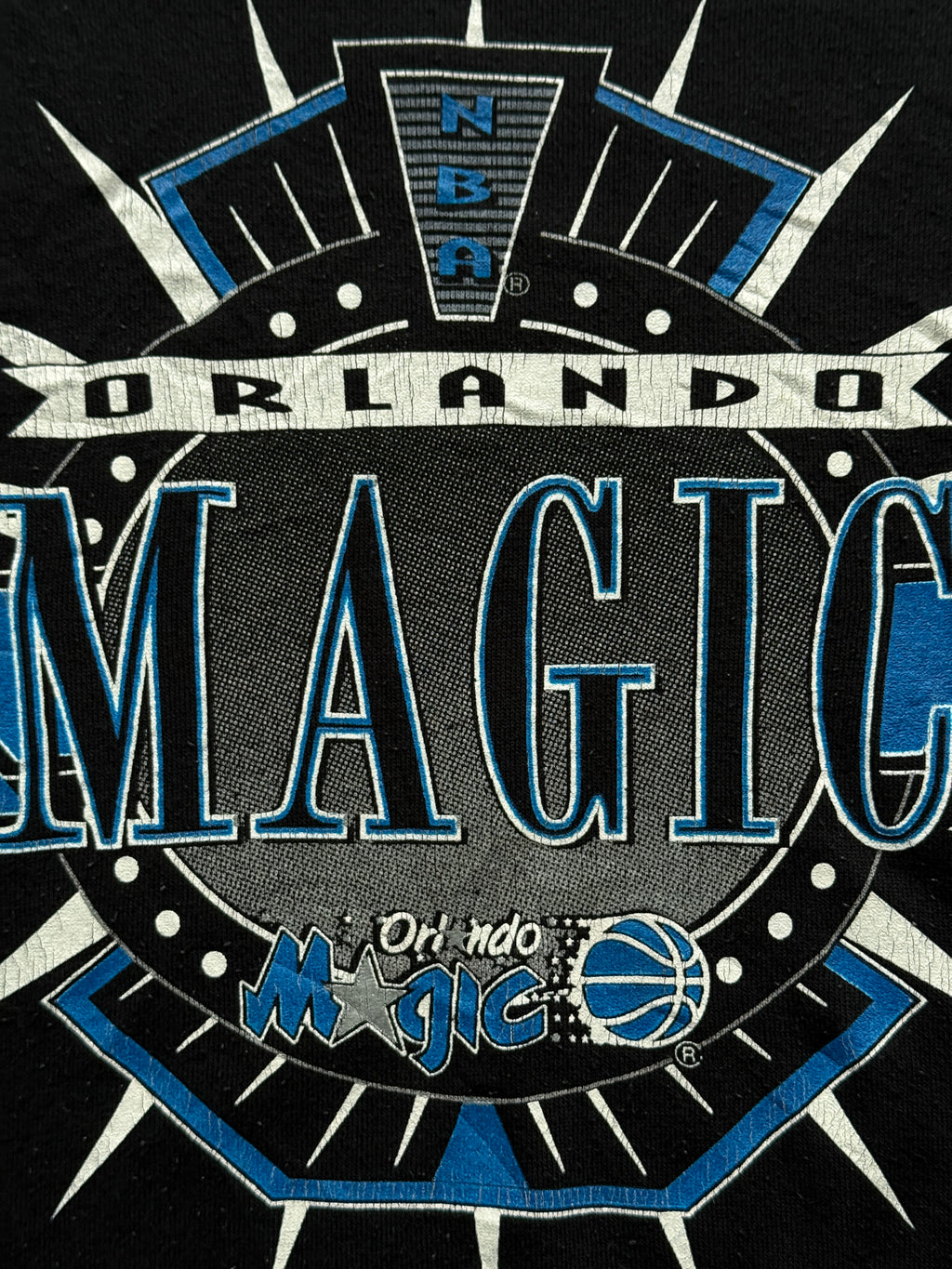 Logo 7 Orlando Magic NBA 90's Vintage Sweatshirt - Large
