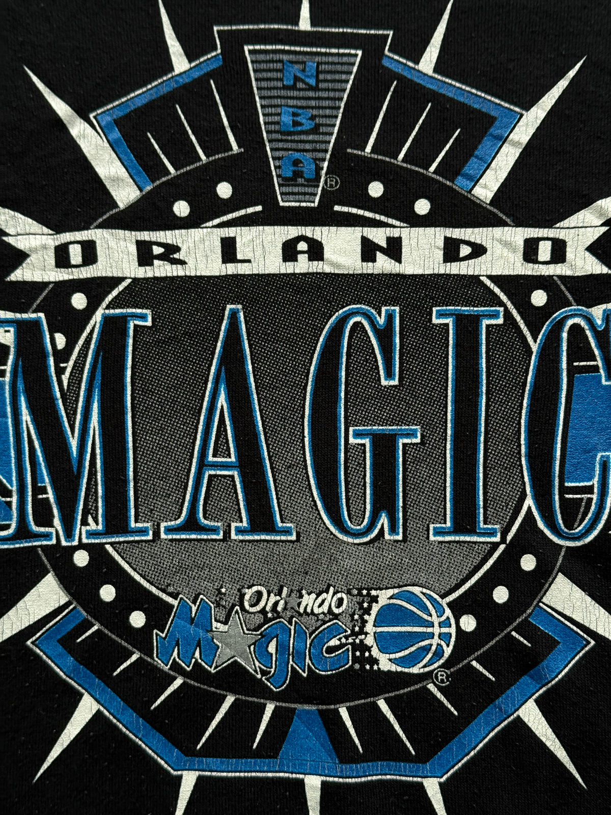 Logo 7 Orlando Magic NBA 90's Vintage Sweatshirt - Large