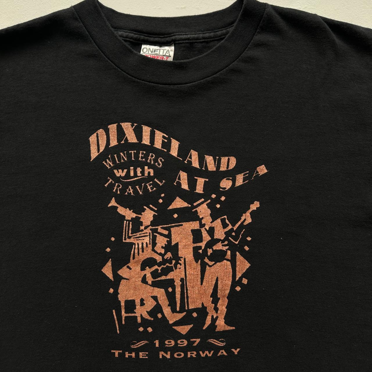 Black Dixie Land Band 90s Vintage T-shirt - Large