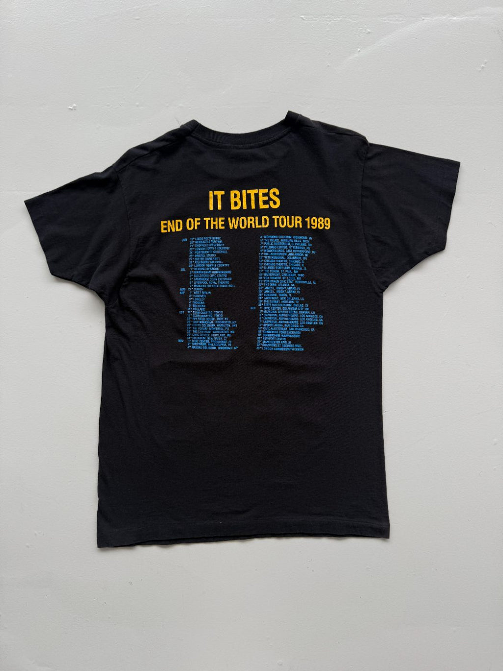 It Bites Eat Me In St. Louis End of the World Tour 1989 Vintage Band T-Shirt - M