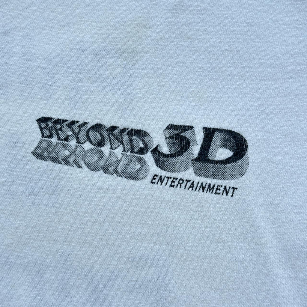 White Beyond 3D Vintage 90's T-shirt - XL