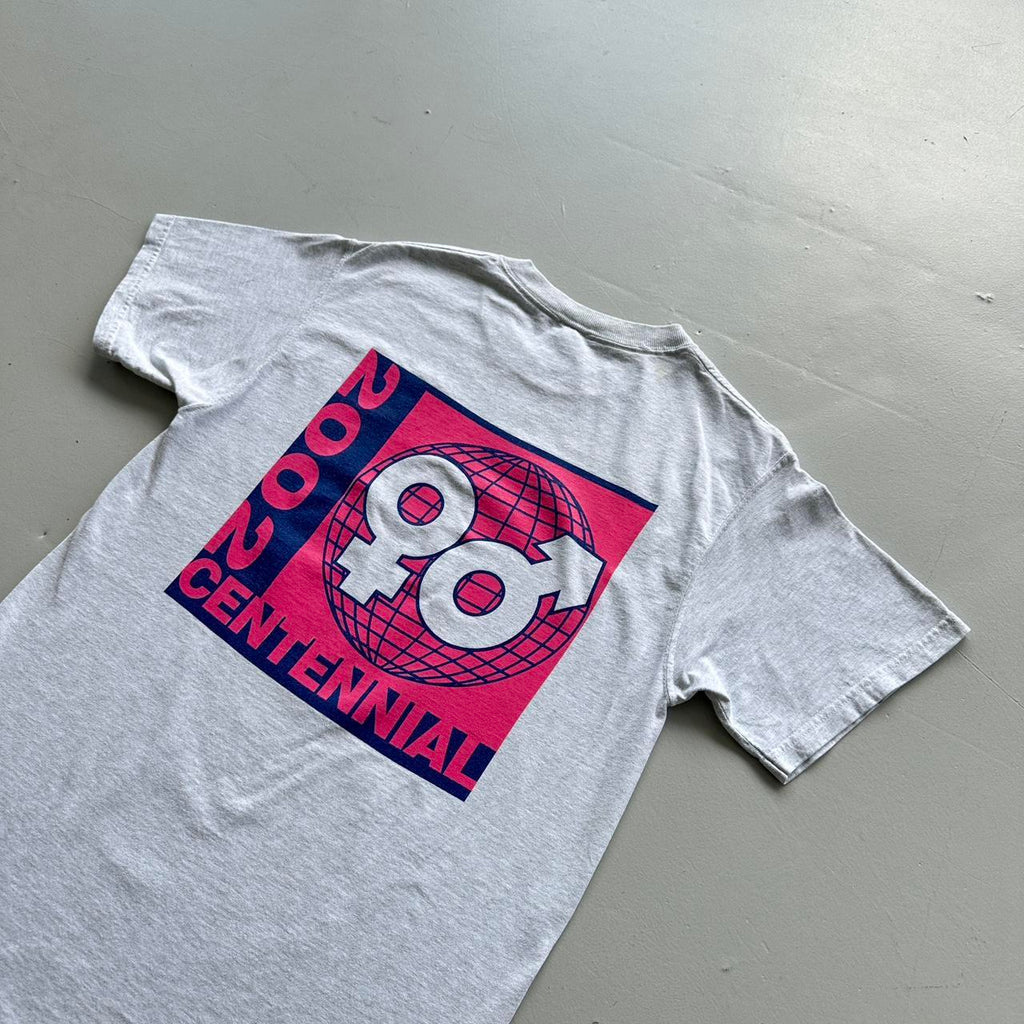 Grey Centennial 2002 Vintage T-shirt - Medium
