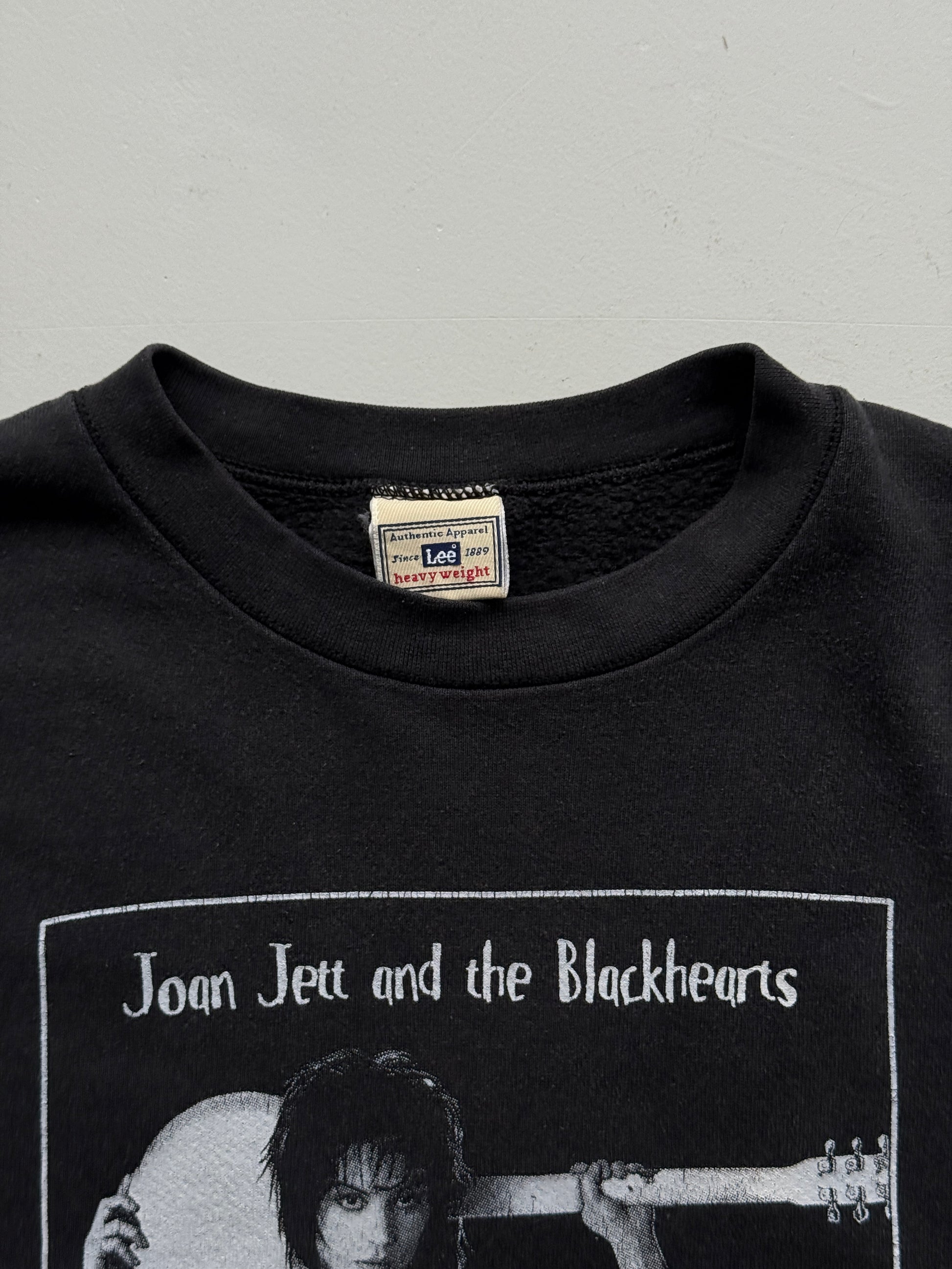 Black Joan Jett and The Blackhearts Vintage Sweatshirt 90's Crewneck - Medium