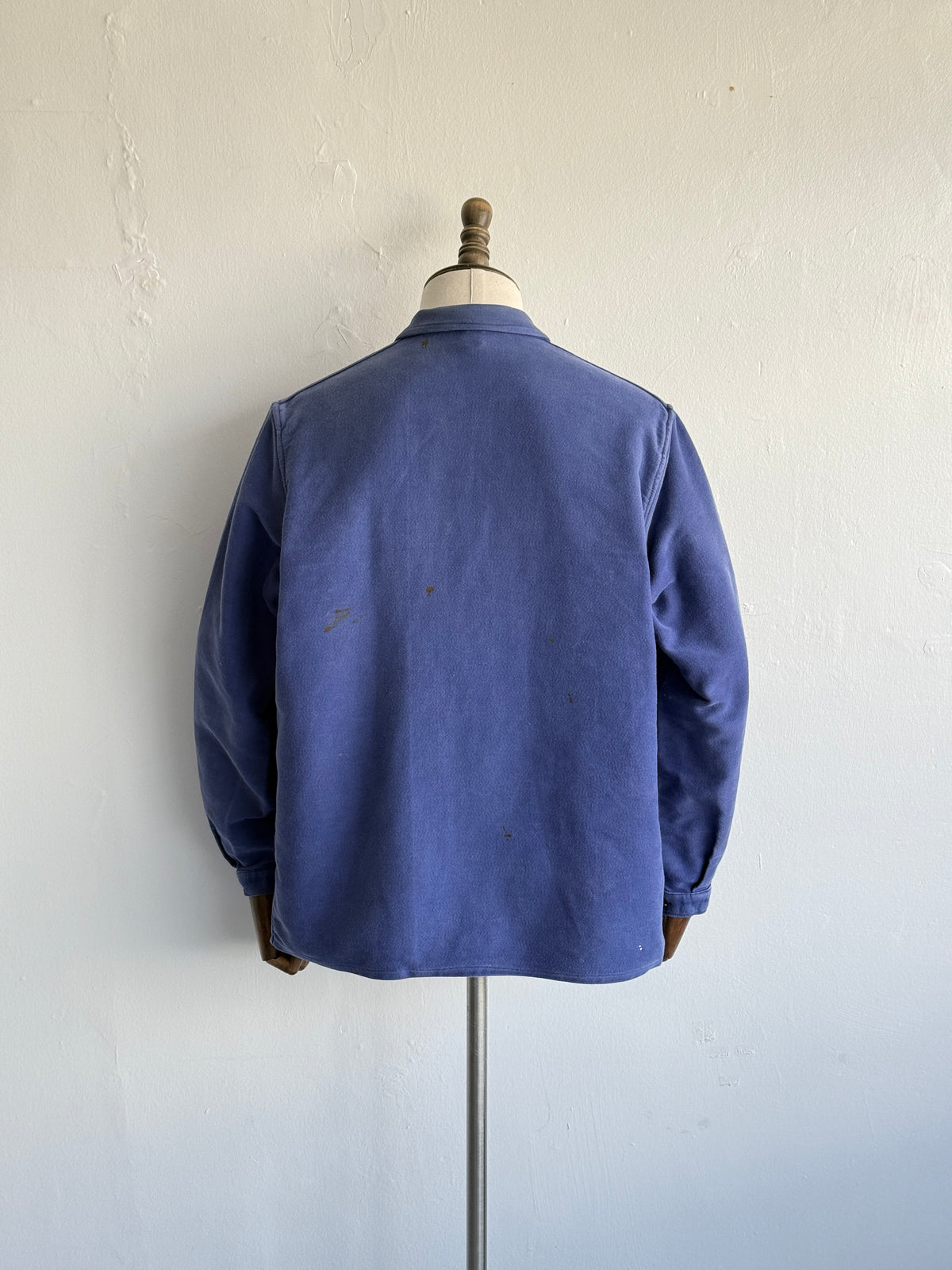 Faded Blue French 1960s Vintage Workwear Chore Jacket CH475 - Medium