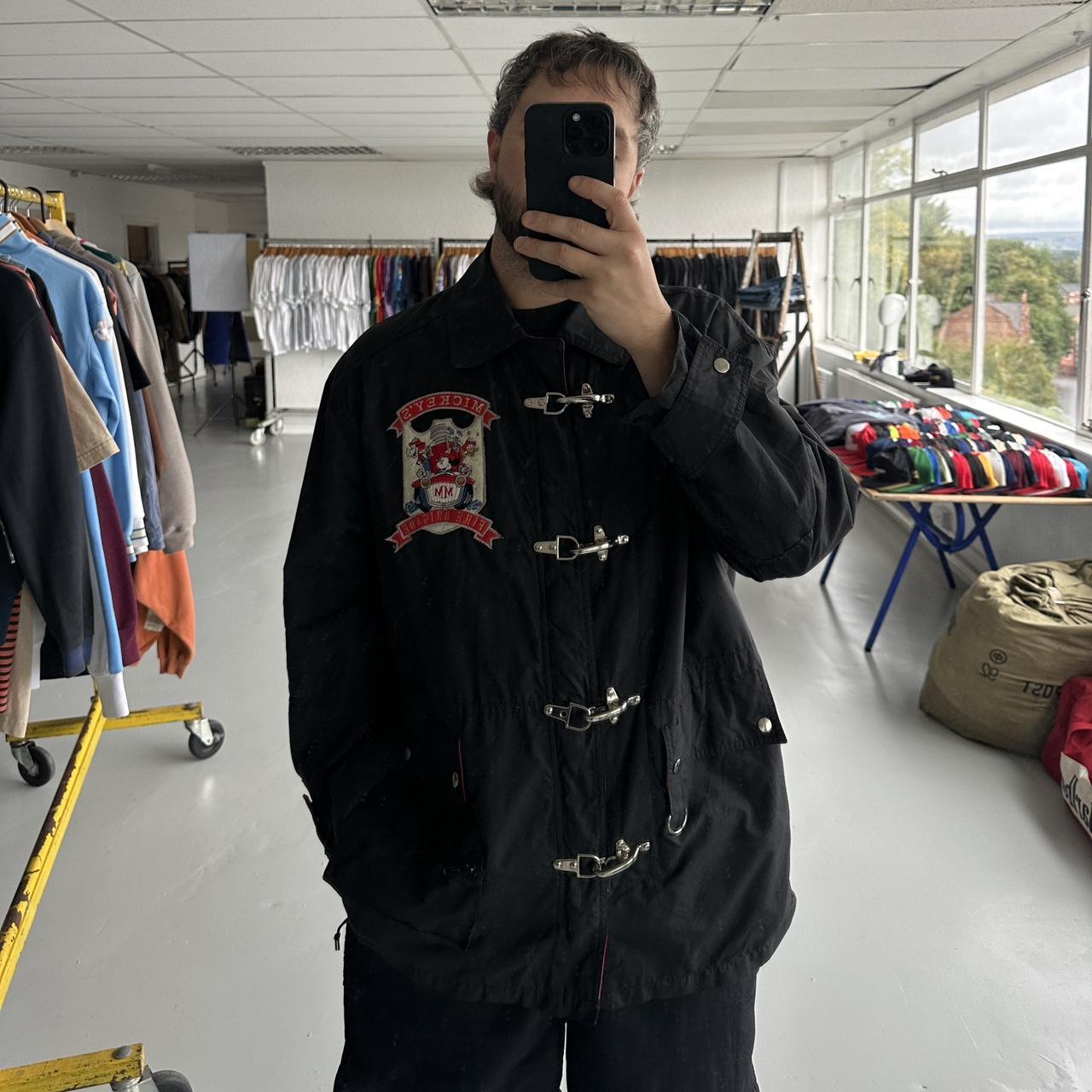 Black Rare The Disney Store Fireman’s Clasp 90’s Vintage Jacket - XL