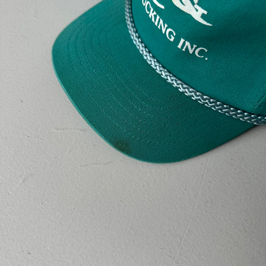 Teal Blue C & C Trucker SnapBack Cap