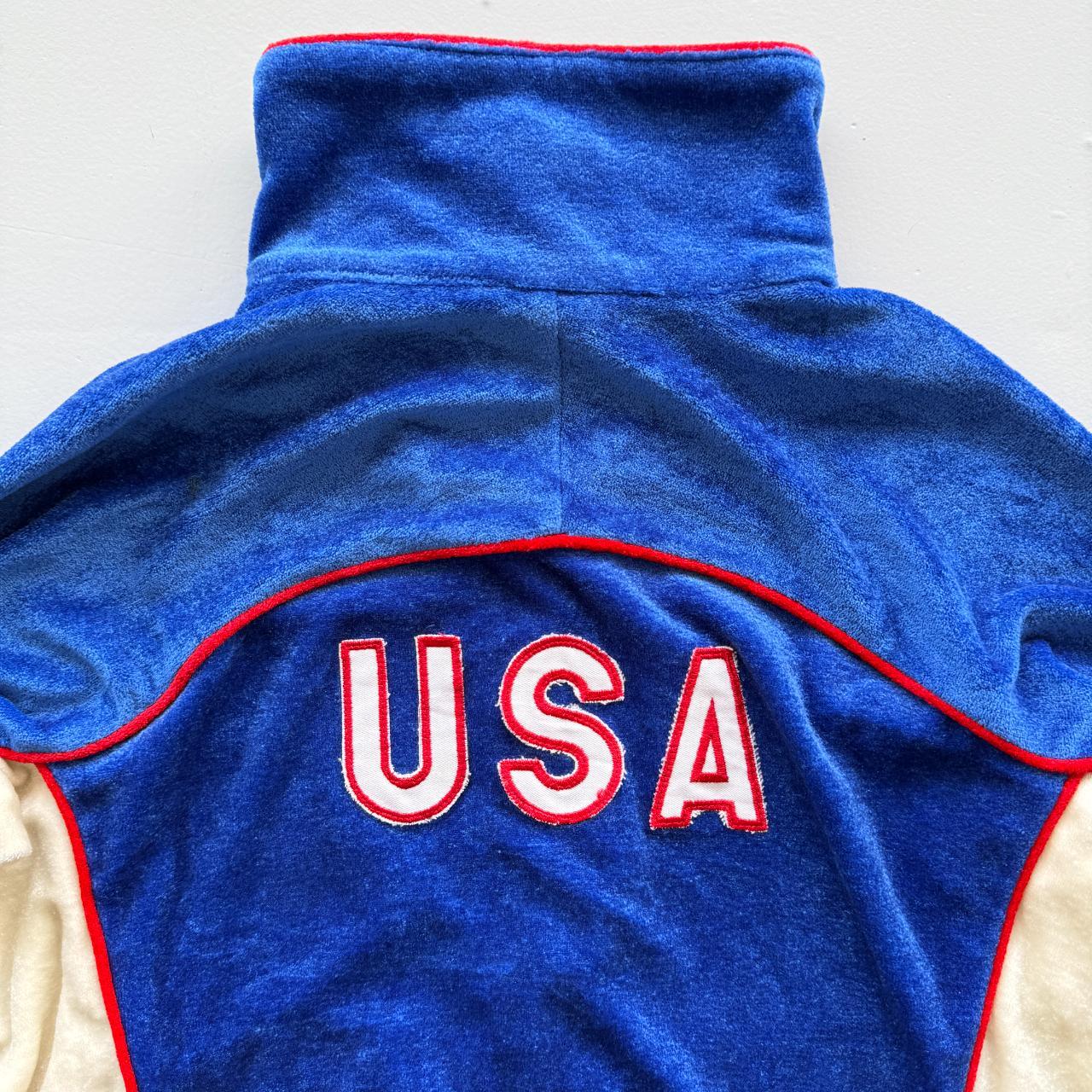 Blue Levi's 1984 Rare Olympics Vintage Lightweight Track Jacket - Small