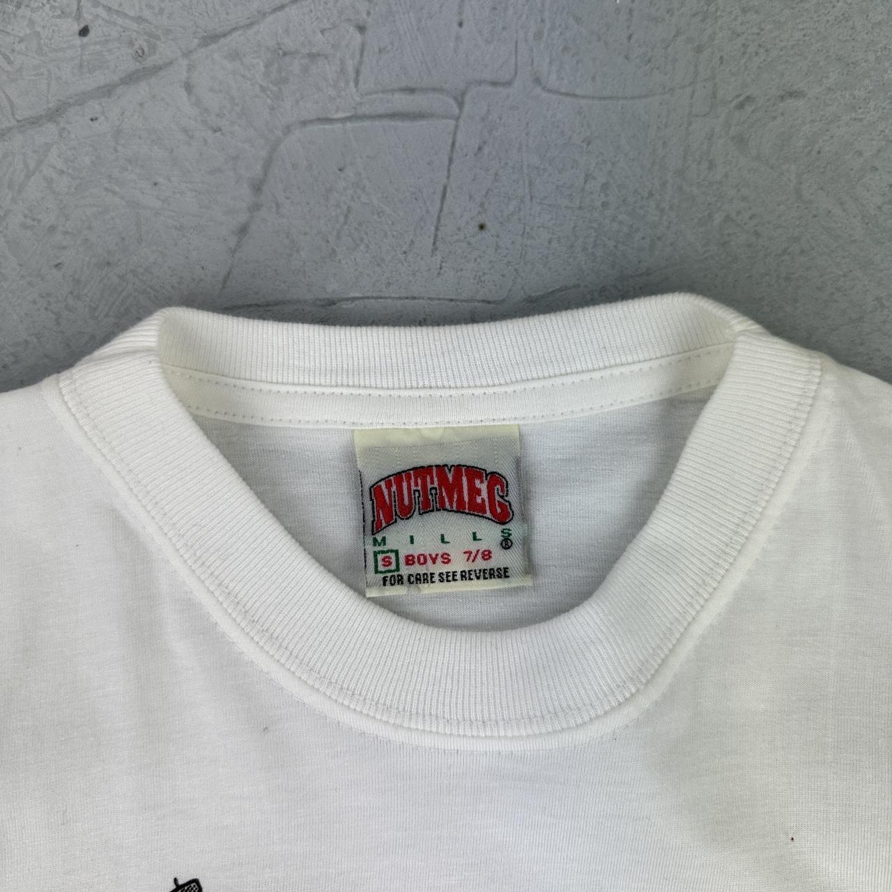 White Vintage Chicago Bulls NBA Baby T-shirt - Small Size 6/8