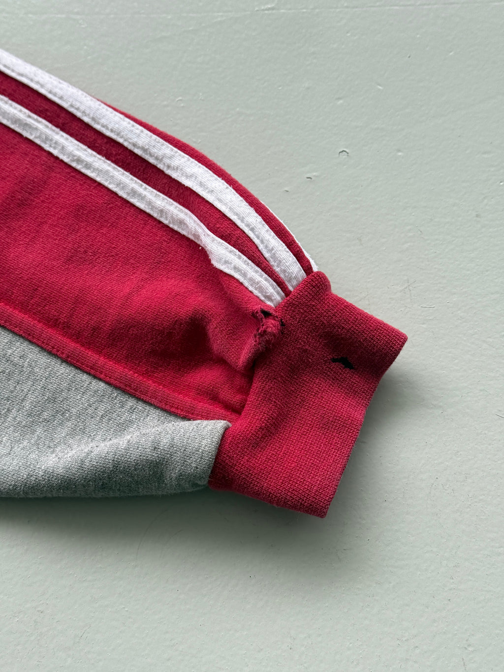 Red Adidas France World Cup 1998 Vintage Quarter Zip Sweatshirt - Small